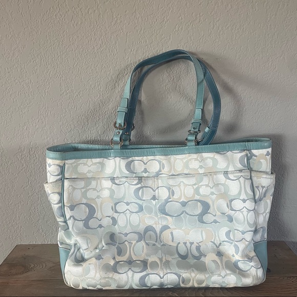 Coach Diaper Bag in Blue - Picture 2 of 9